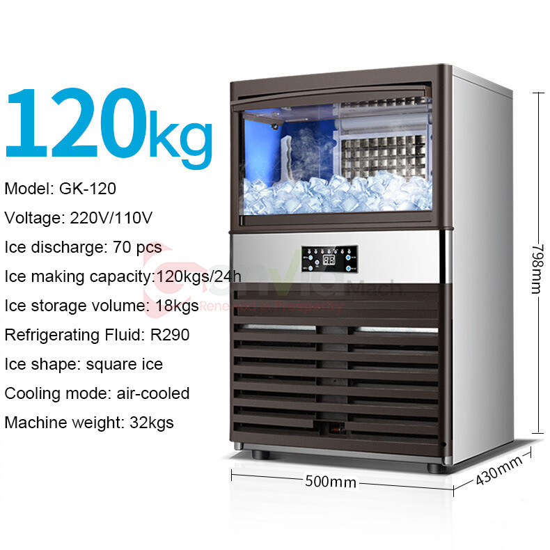 110V/220V Commercial Ice Cube Making Machine Automatic Block Ice Maker