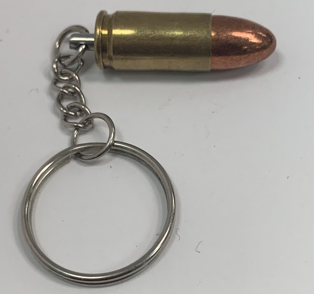 Custom (Customer Supplied Brass) Bullet Key Chain / Zipper Pull