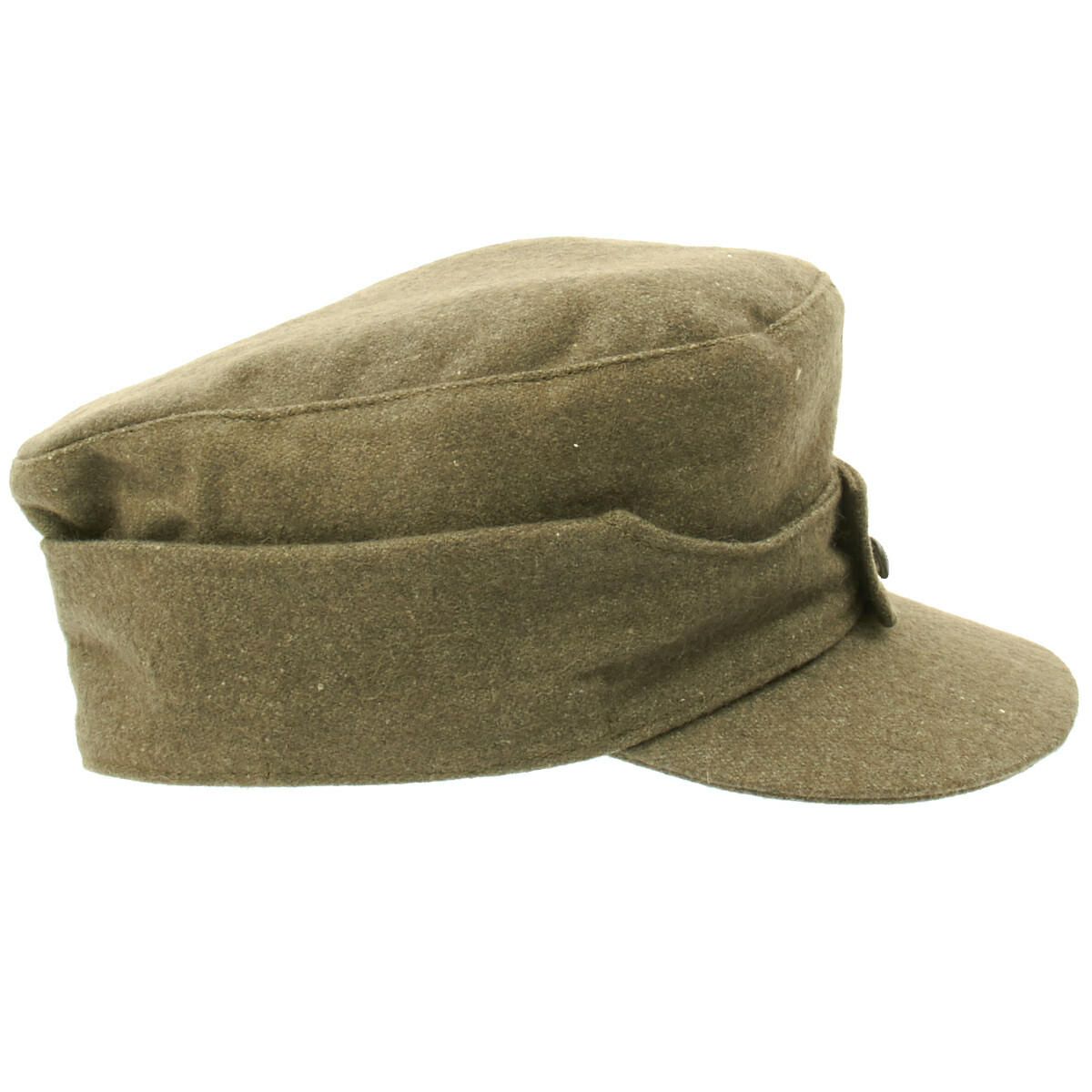 German WWII M43 Cap in Field Grey Wool- Size 7.50 (60 cm)- M43, M1943