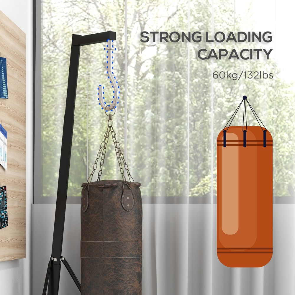 Punch Bag Stand for Heavy Bag, Foldable and Height Adjustable