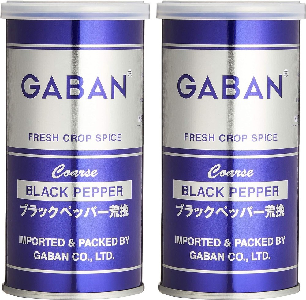 GABAN Black Pepper rough 100g x 2