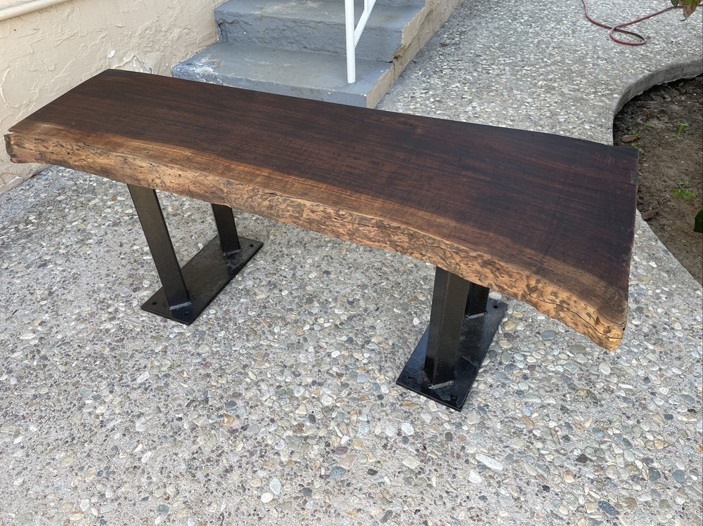 Handmade Walnut Bench