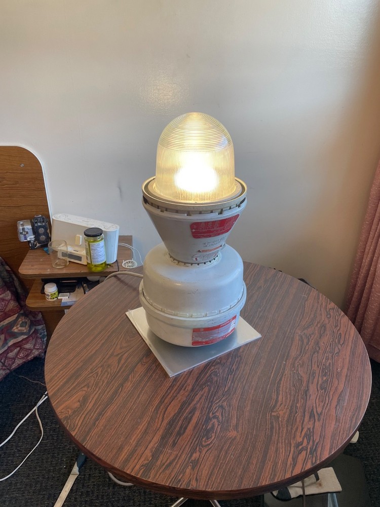Appleton A-51 Explosion Proof Table Lamp conversion. ES bulb. 25+ available.