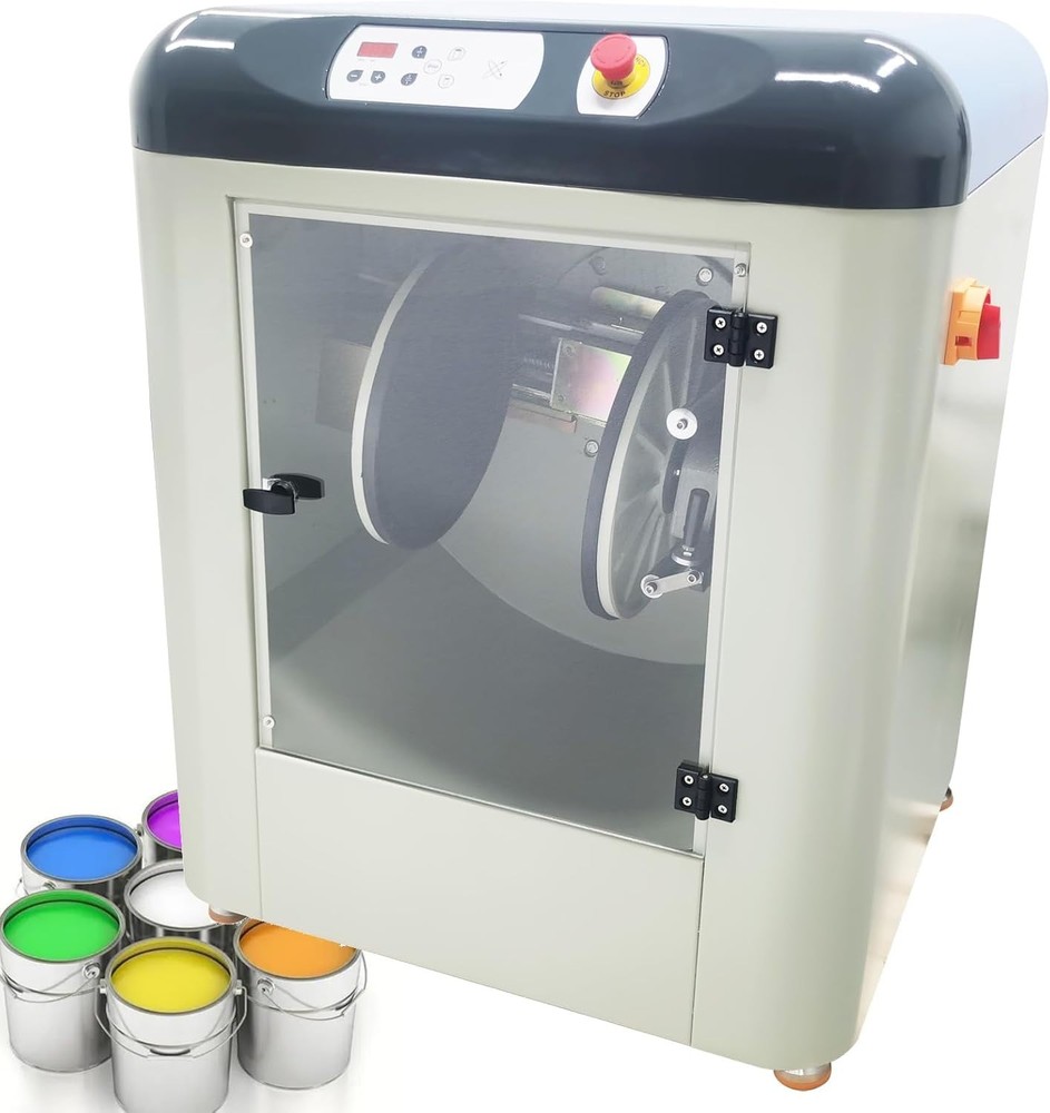 110V Automatic Rotating Ink Mixer,0.5-20L Paint Shaking Mixing Machine for Paint