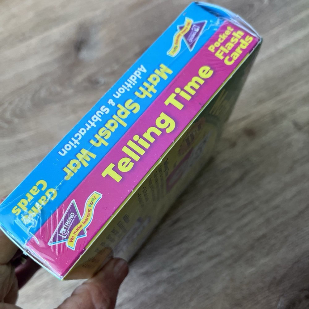 Math Power Pack-4 Card Sets ( Addition/Subraction/Time...