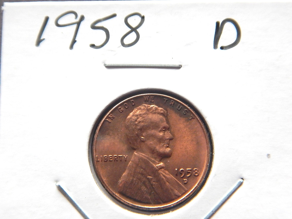1958 (D) Lincoln Penny