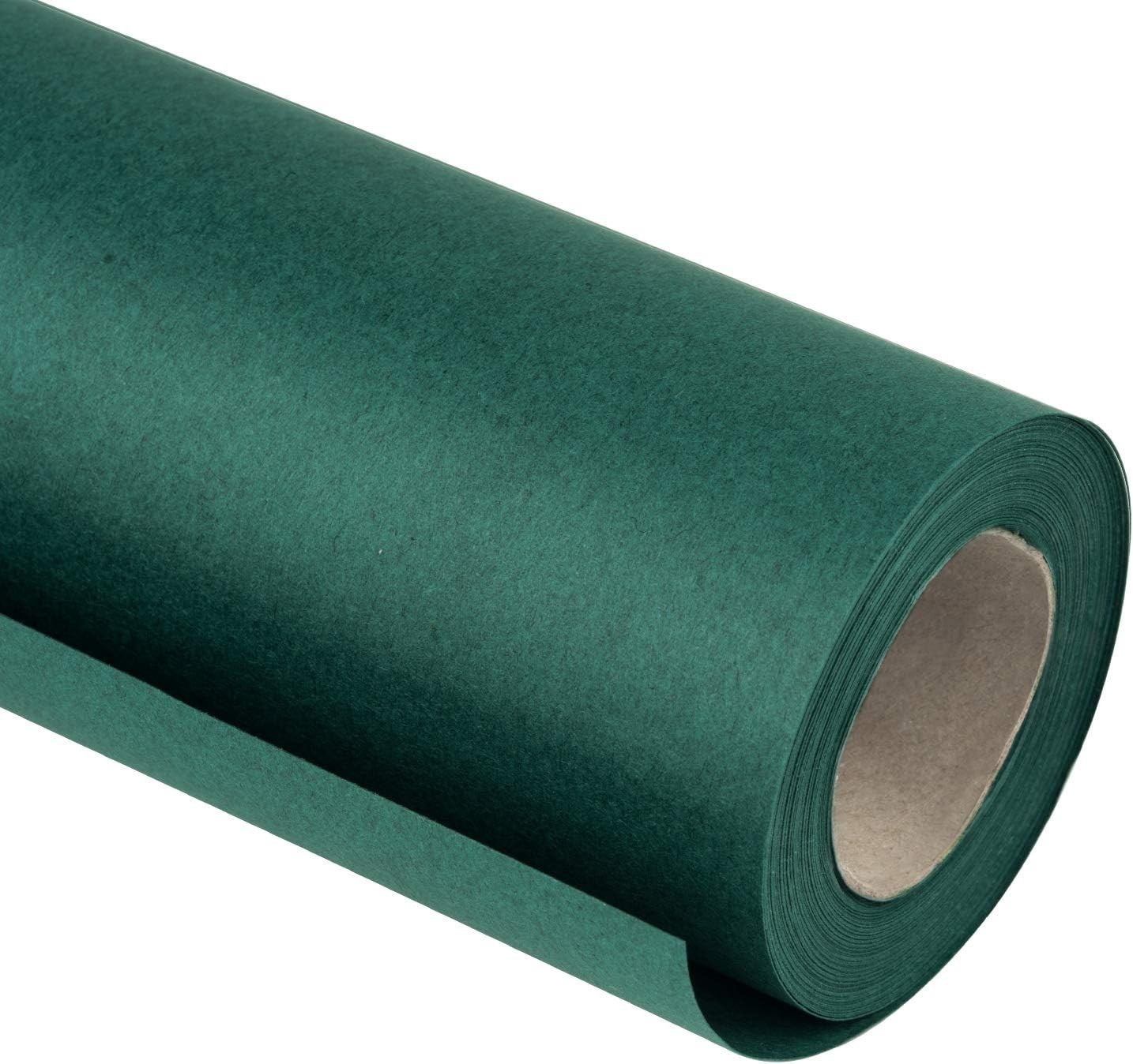 Green Kraft Paper Roll - 18 inches x 100 feet - Recyclable Paper Perfect for ...
