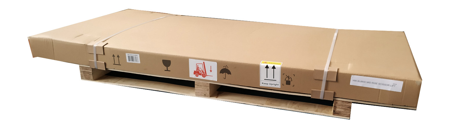 APlusLift 6600LB Portable Mid Rise Scissor Lift 55" Lifting Height (HW-SL6600X)