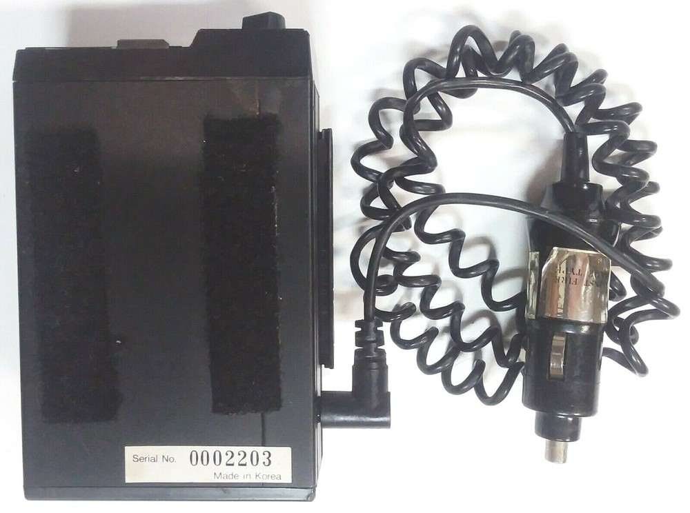 Maxon RD-21 Radar Detector Mini Black w/ Clip & 12 Volt Plug Cable Working