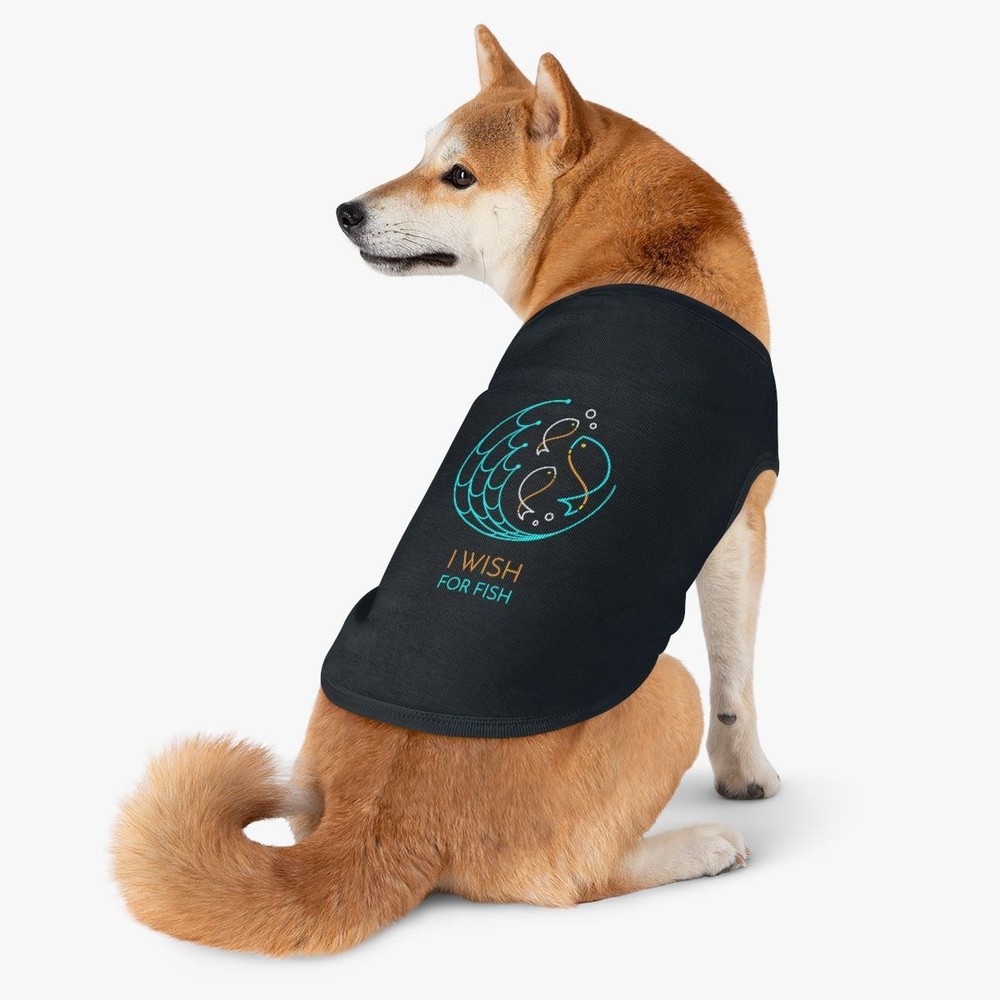 Pet Tank Top - I wish for fish