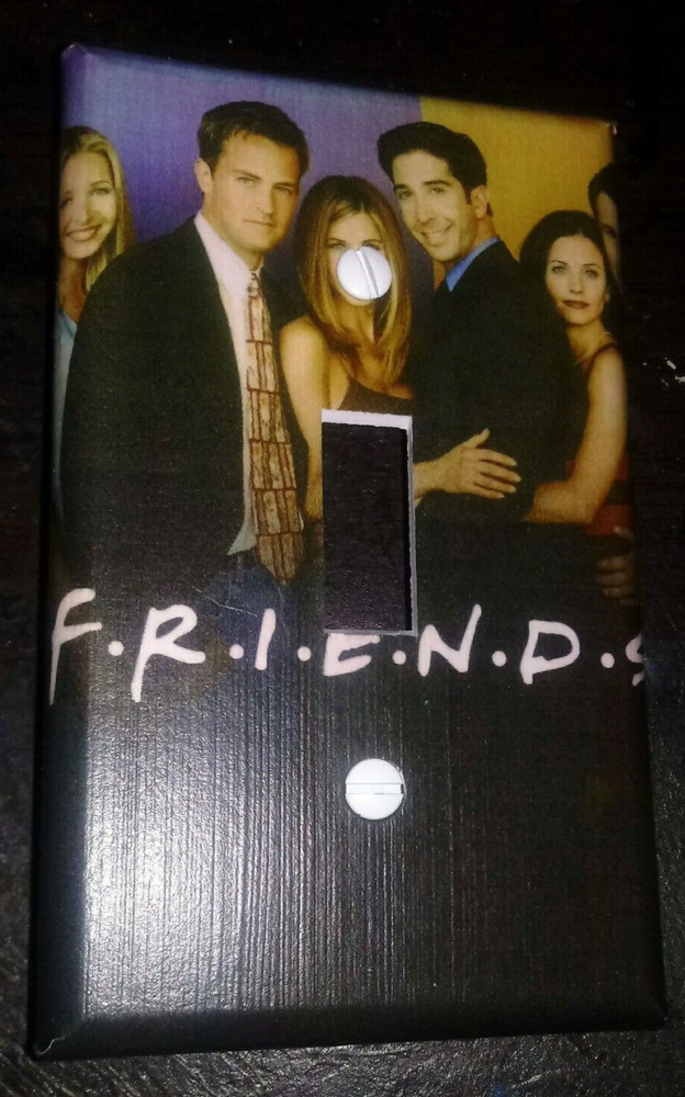 Custom Handmade Friends Cover B - Single Toggle Light Switch Cover