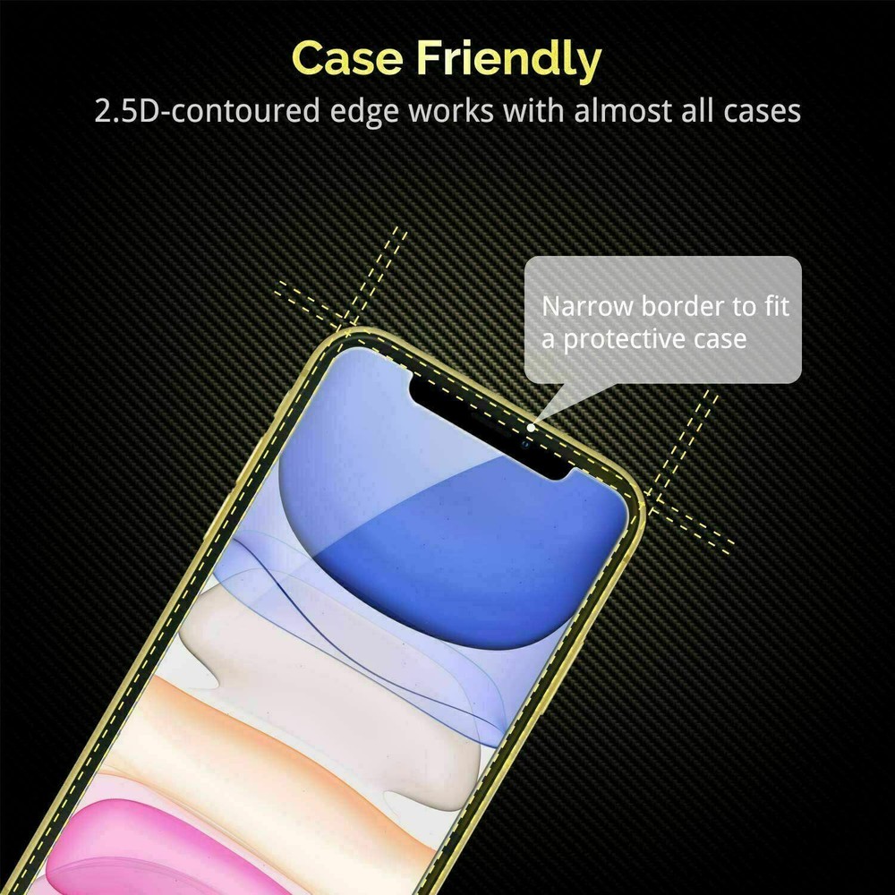 3 Pack Tempered Glass Screen Protector FULL COVERAGE for iPhone 12 MINI