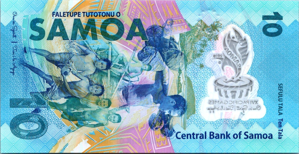 Samoa 10 Tala 2019 Gem UNC