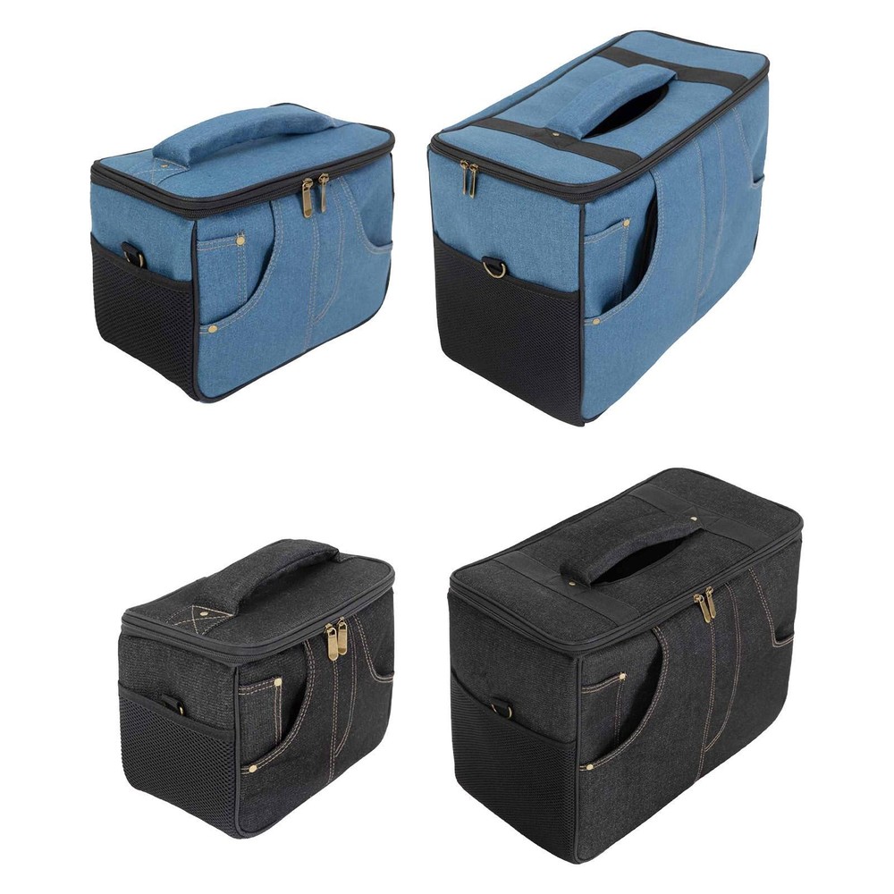 Guitar Amplifier Storage Case,Speaker Organizer Portable with Multiple Pockets