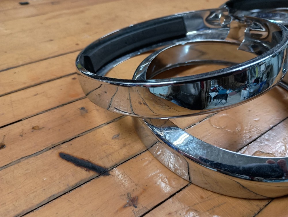 Harley Davidson 4.5" Chrome Passing Light Rings