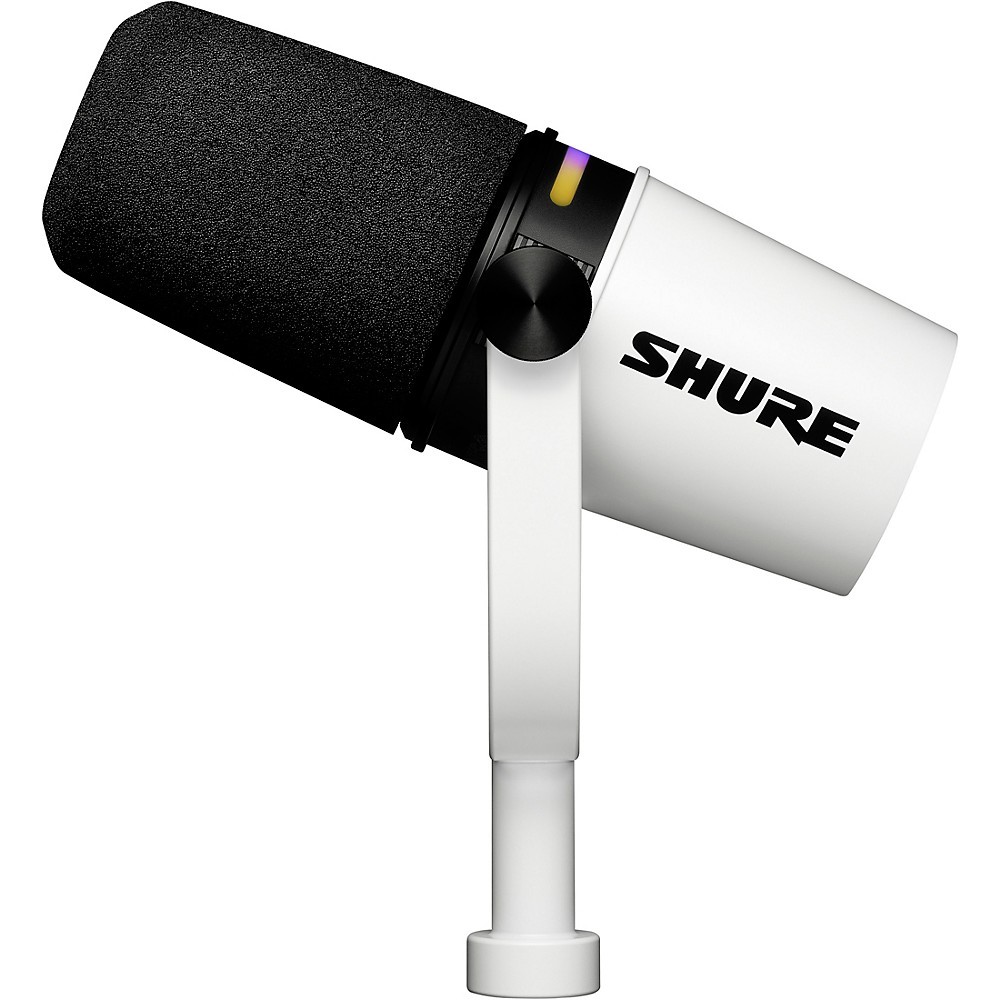 Shure MV7+ Podcast Microphone White