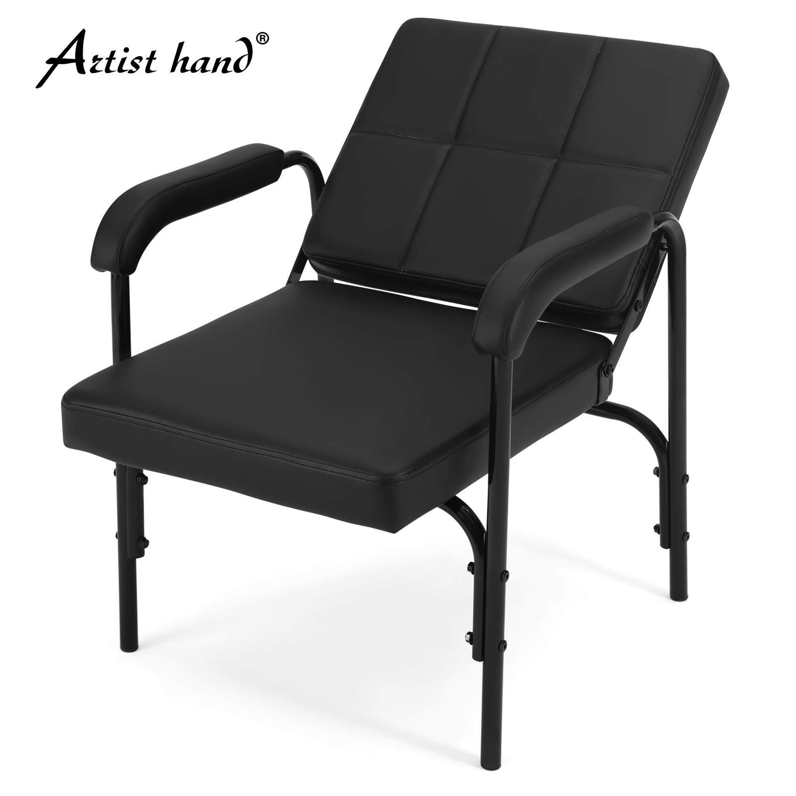 New Black Reclining Salon Barber Shampoo Chair Hair Styling Spa Beauty Equipment