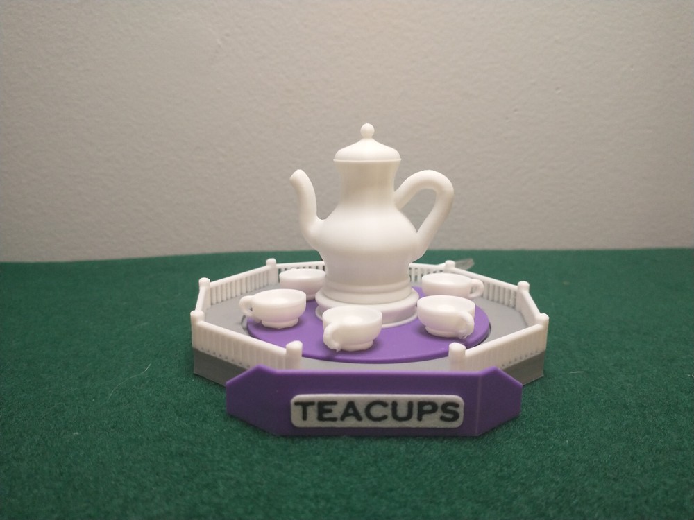 Teacups Model Ride - N Scale - Motorized