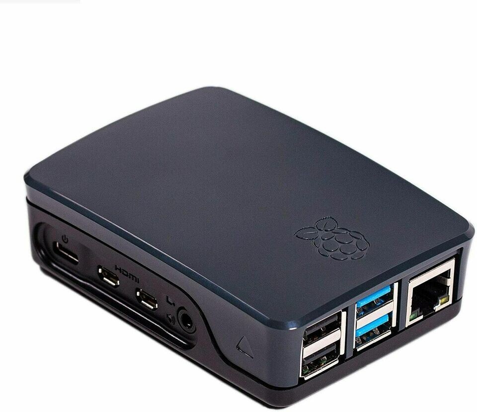 New Official Raspberry Pi 4 Case in Black/Grey