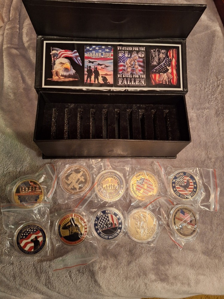 veteran 10pc. boxed set coins