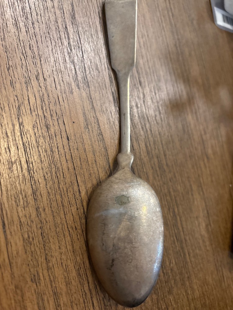 ANTIQUE SILVERPLATE SPOON / ROGERS Large size