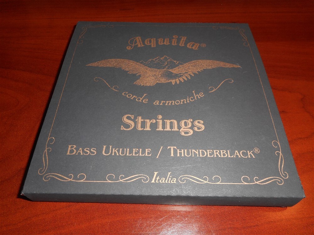 NEW - Aquila 140U Thunderblack 4-String Bass Ukulele Strings