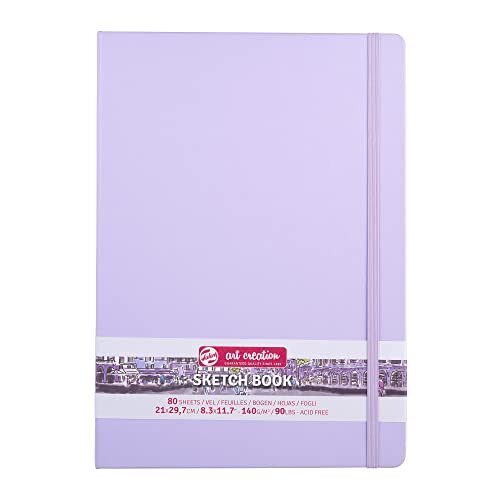Talens Art Creation Sketchbook 80 Sheets, 21 cm x 30 cm, Pastel Violet