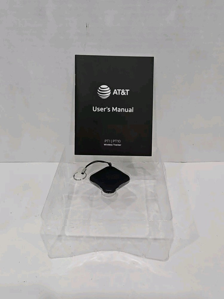 AT &T Wireless Pet Tracker Attach To Anything Black
