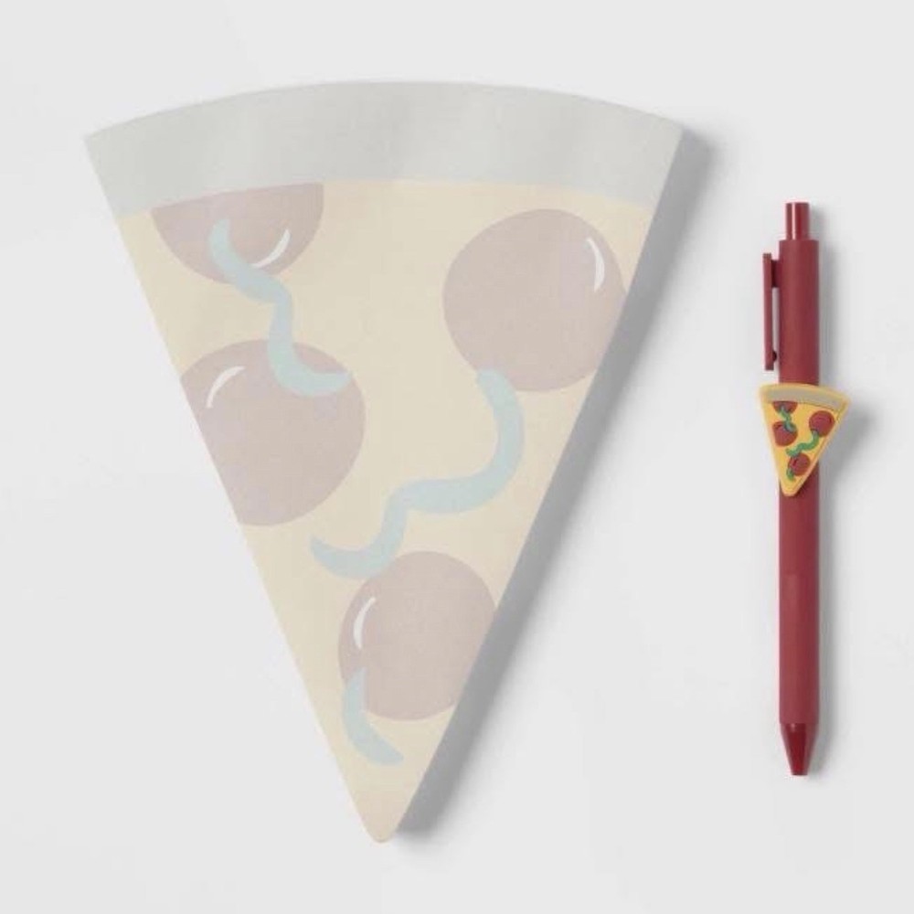 Room Essentials Pizza Notepad Set
