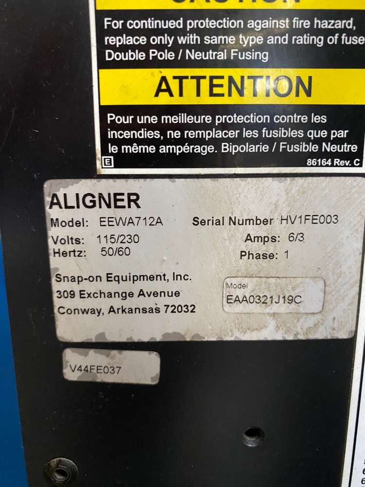 used alignment machine