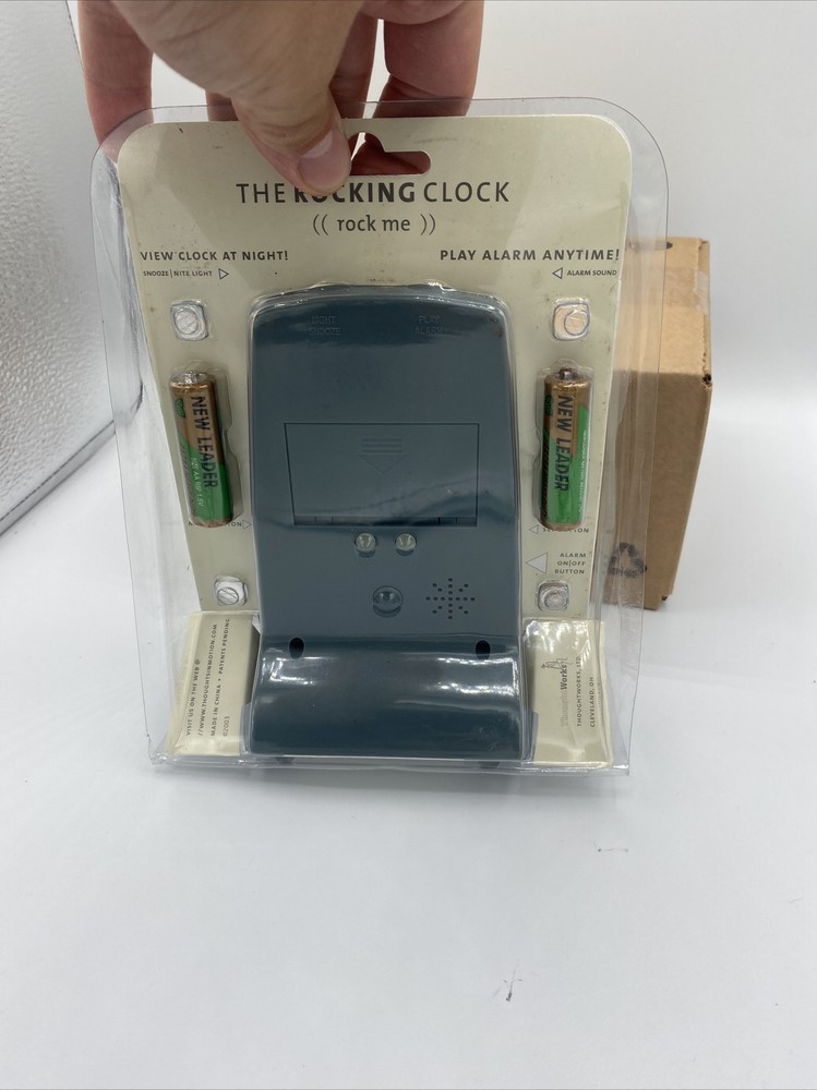 NOS The Rocking Clock Thought Works digital clock