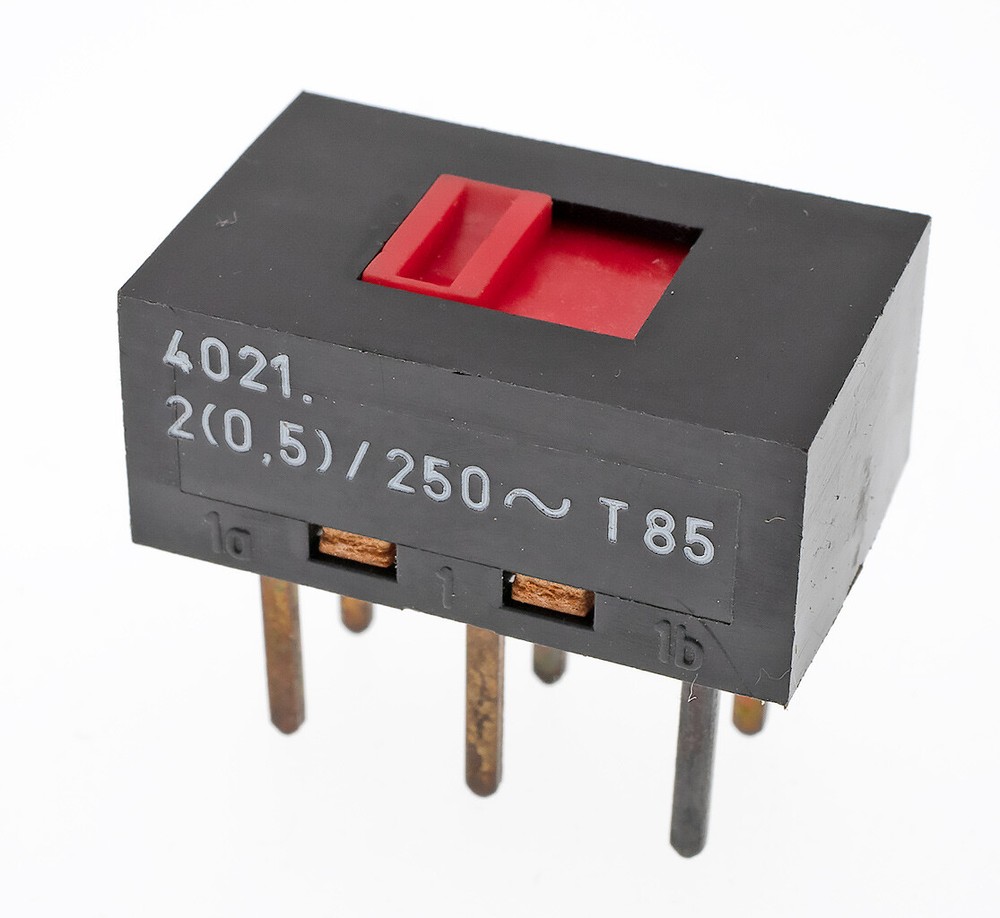Marquardt 4021 DPDT Voltage Selection Slide Switch, NOS