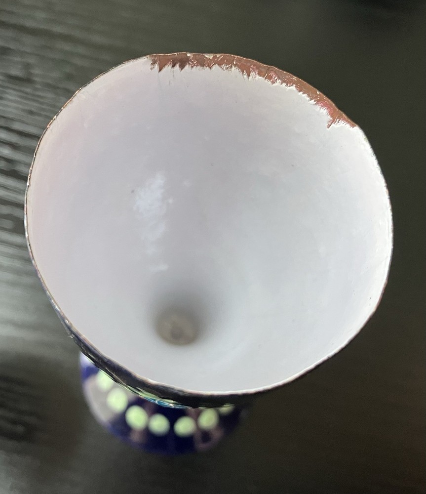 Vintage 6-piece Enameled Drinking Set