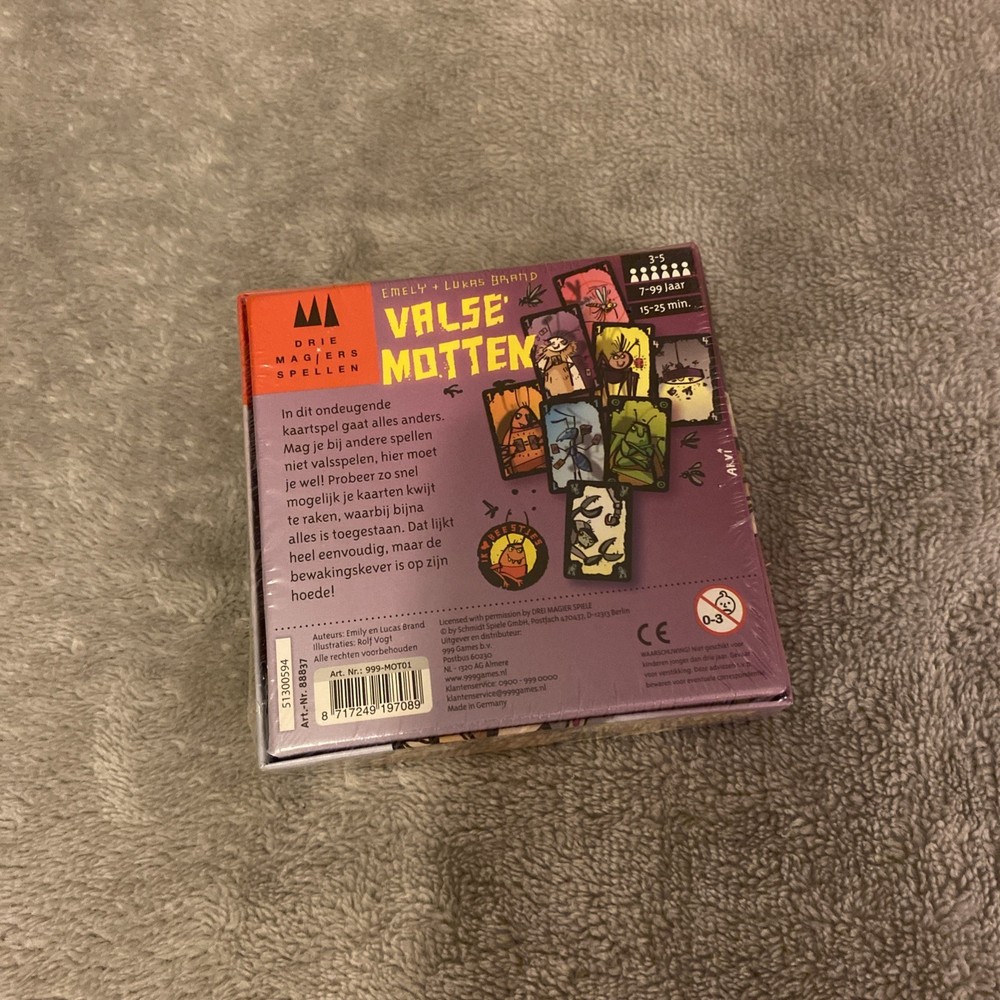 Valse Motten (Cheating Moth) Game ~ DUTCH Version