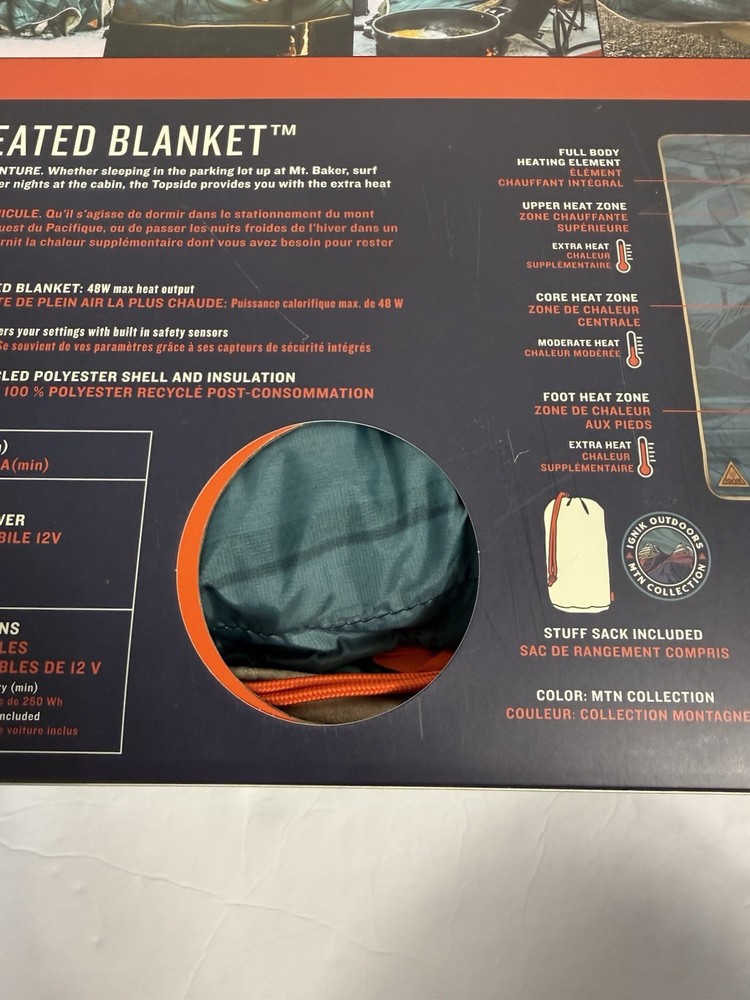 Ignik Topside 12-Volt Heated Blanket for Camping