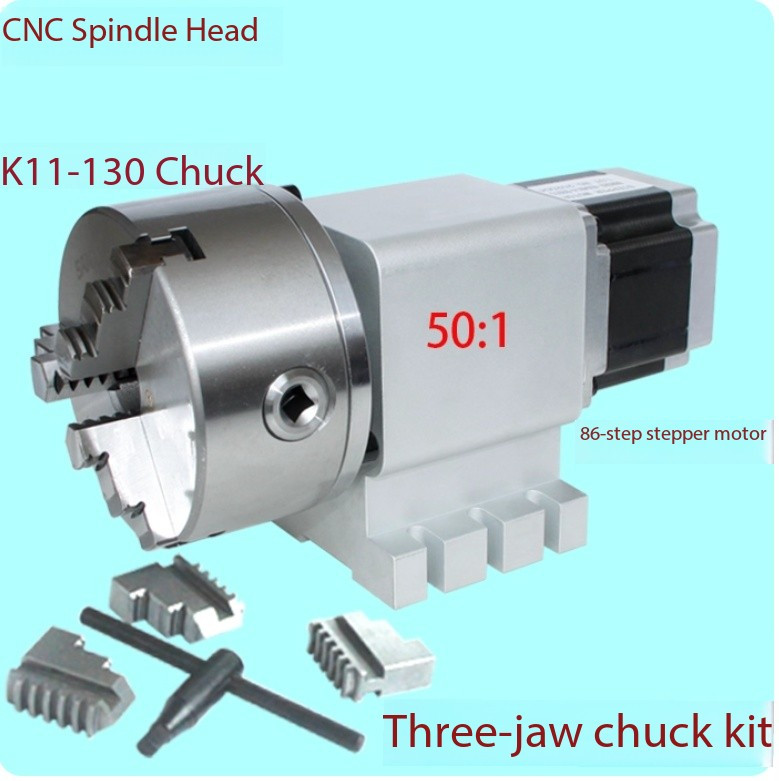 CNC Indexing Table A-Axis Rotary Spindle CNC Indexing Head with Zero Backlash