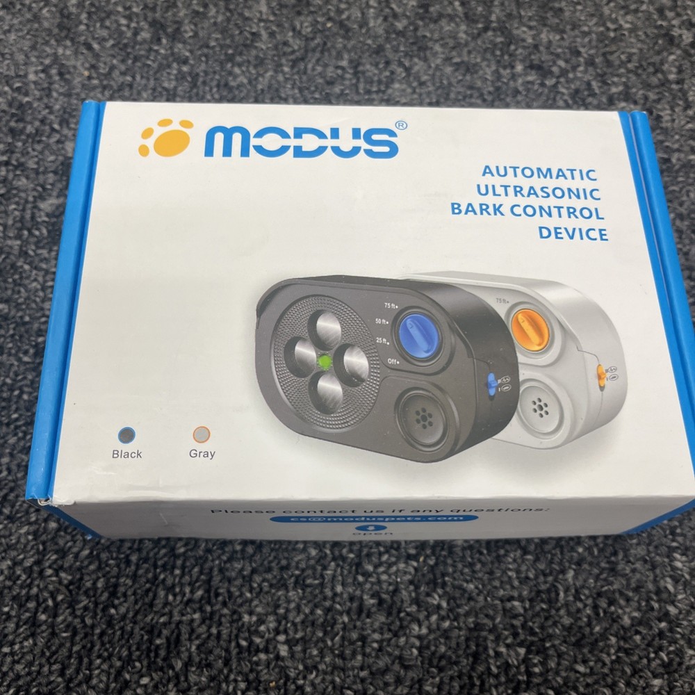 Modus Automatic Ultrasonic Bark Control Device Model M-257, Three Gears, Mint