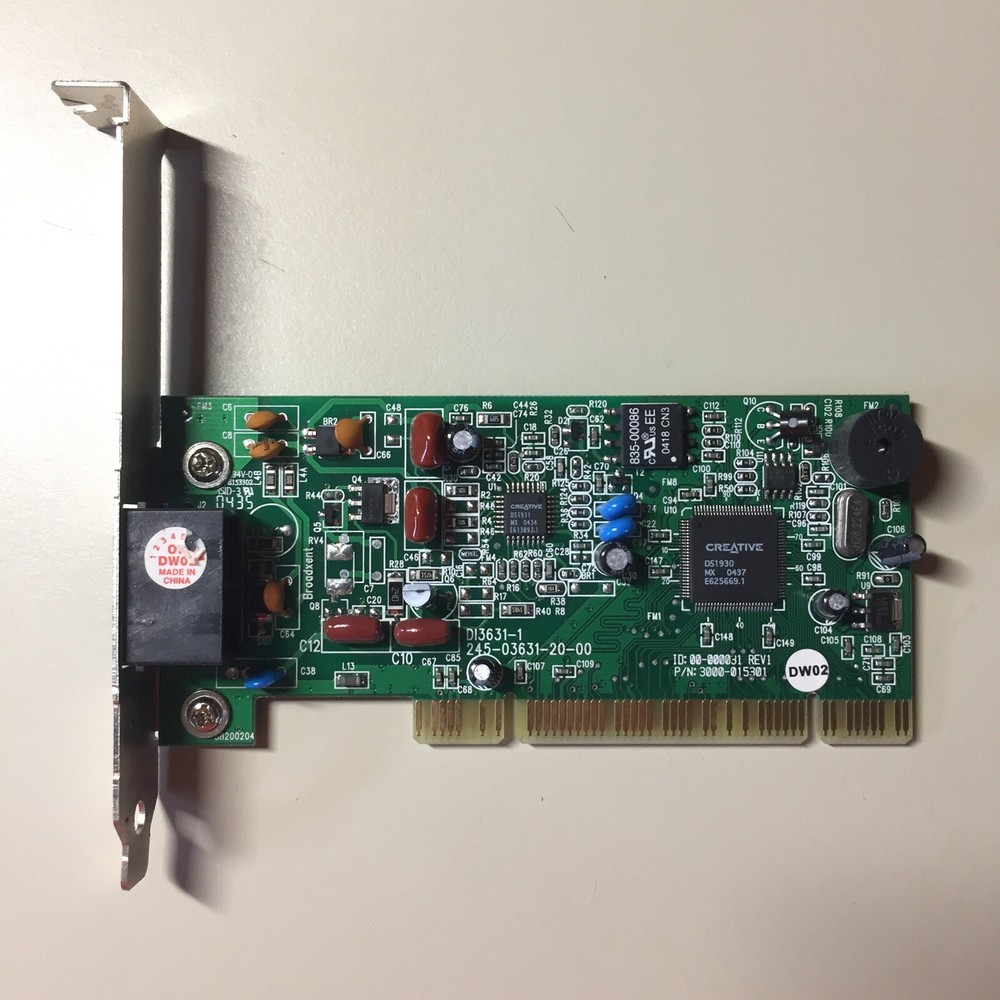 Vintage Creative Modem Blaster Card D13631-1