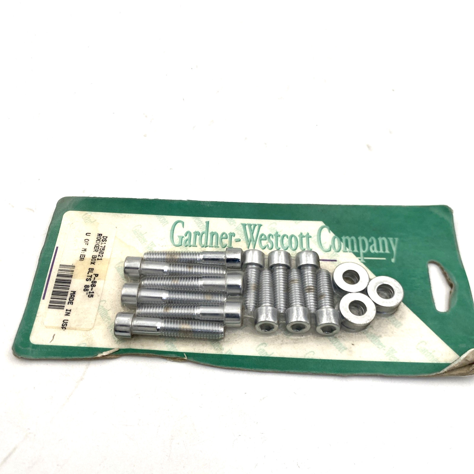 Gardner-Westcott P-88-15 Rocker Box Socket-Head Bolt Kit 99-17 Harley Twin Cam