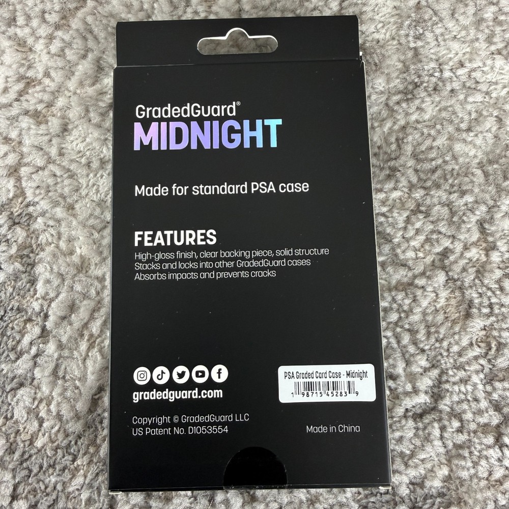 GradedGuard PSA Graded Card Case Guard Protector MIDNIGHT Limited Edition