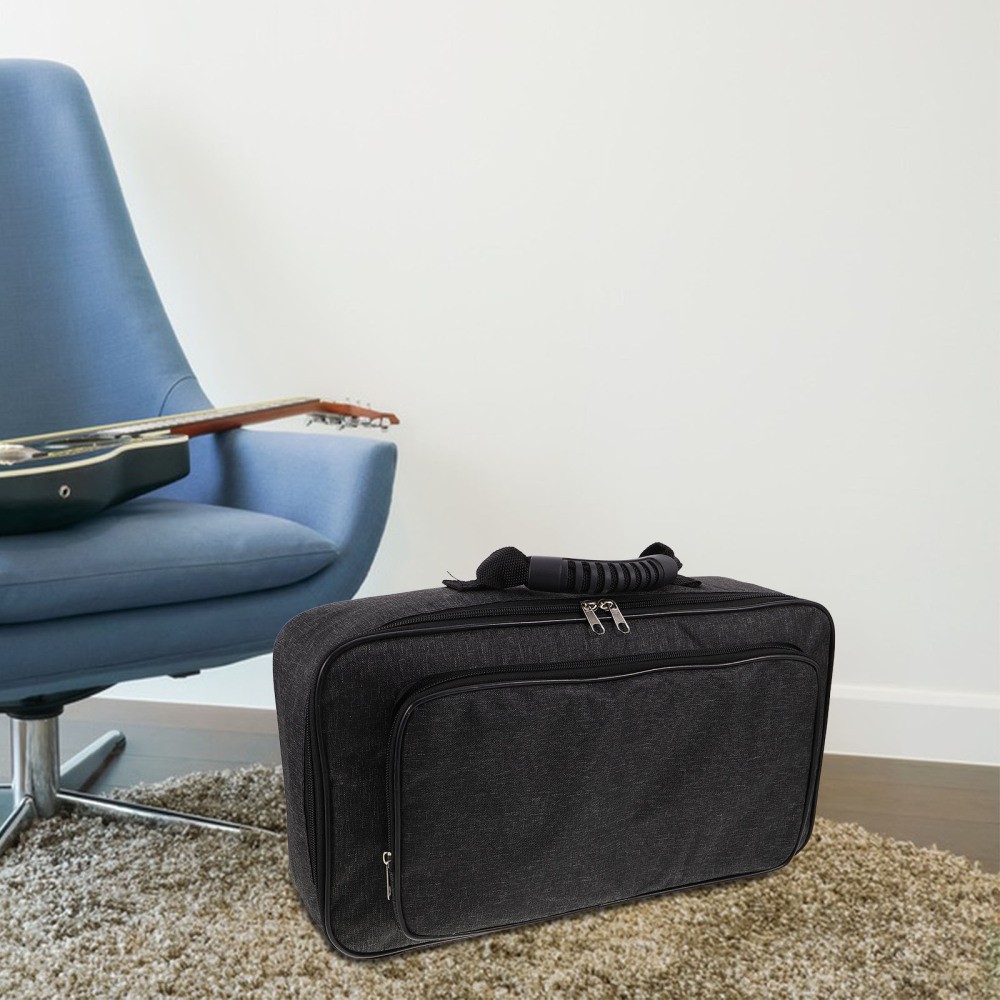 Electric Guitar Effect Pack Accessories Electronic Equipment Storage Bag