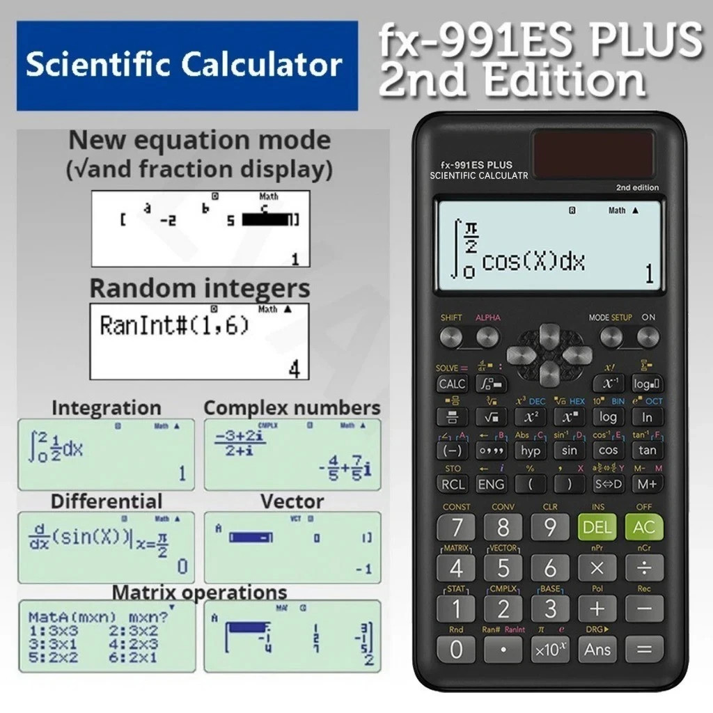 PRO Fx-991ex Classwizard Advanced Engineering Scientific Calculator-552 Function