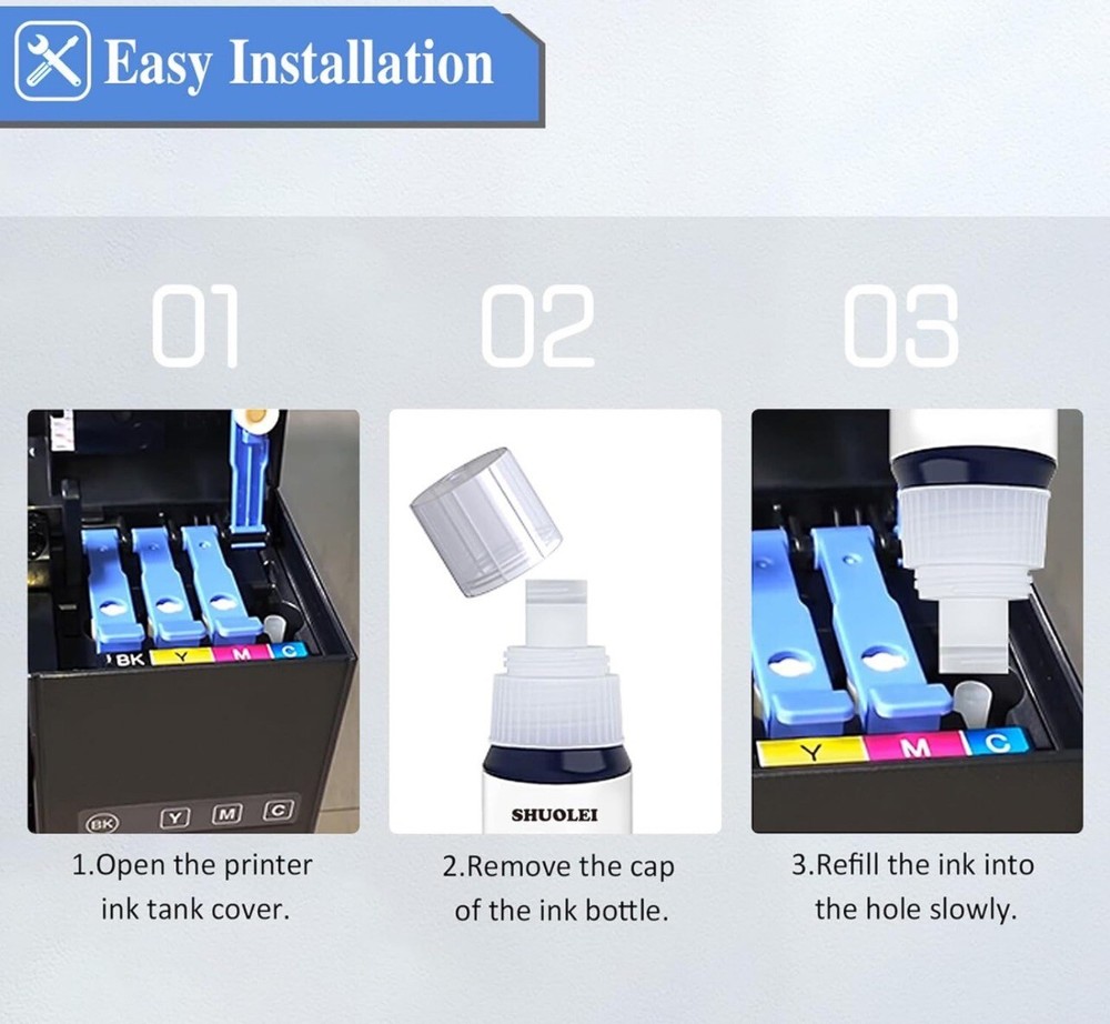 PRINTERWORLD Sublimation Refill Ink For Printers ET-2400 XP-4200 XP-4205
