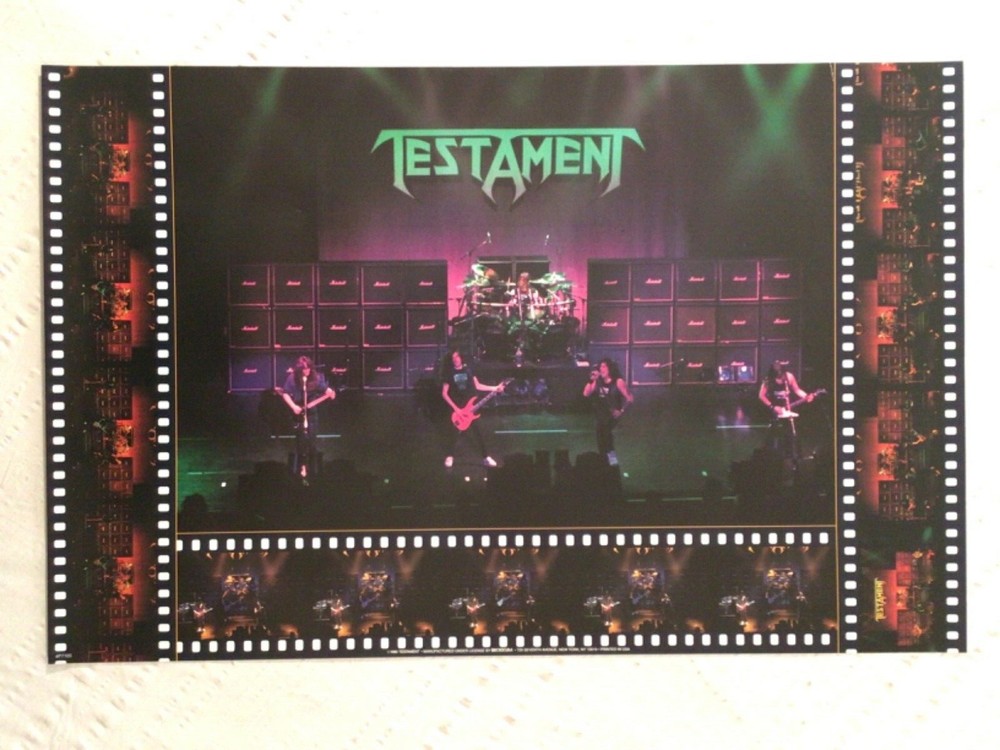 Testament 1990 Poster Brockum New York City