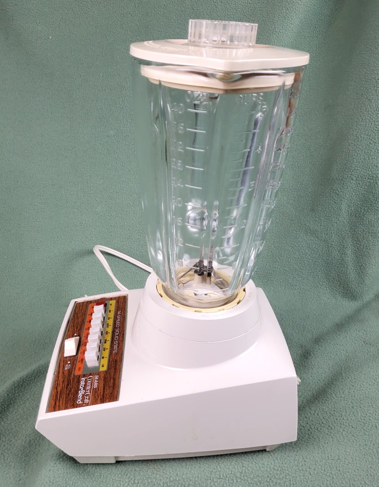 Vintage 1970s Sears Model 400 Insta•Blend 14 Speed Solid State Blender