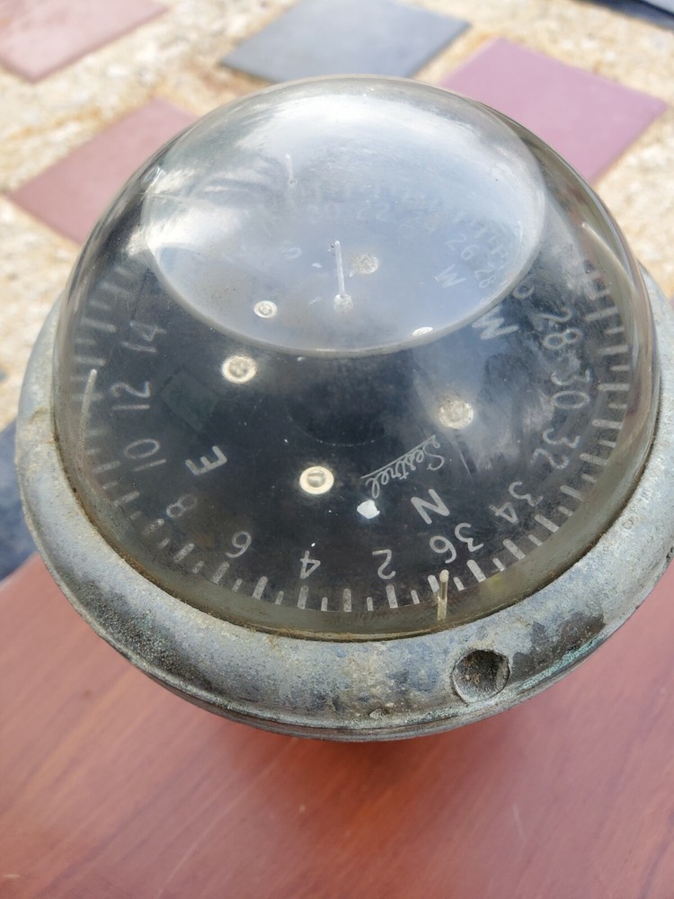 Vintage SESTREL brass Compass