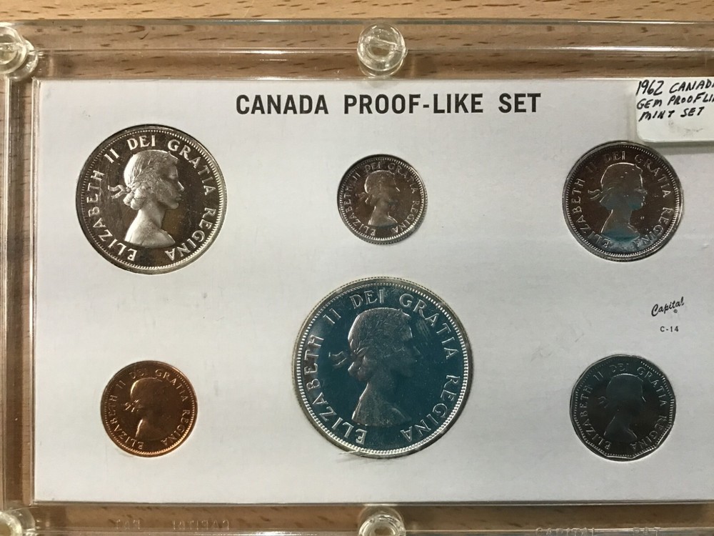 1962 Canada Silver Gem Proof-Like Set in Capital Holder E0936