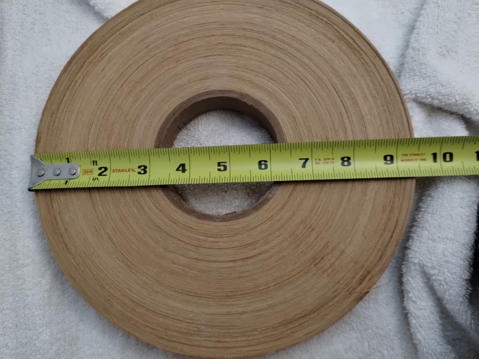 White Pine Edge Banding 1" x 500 ft 10ml Real Wood No Adhesive