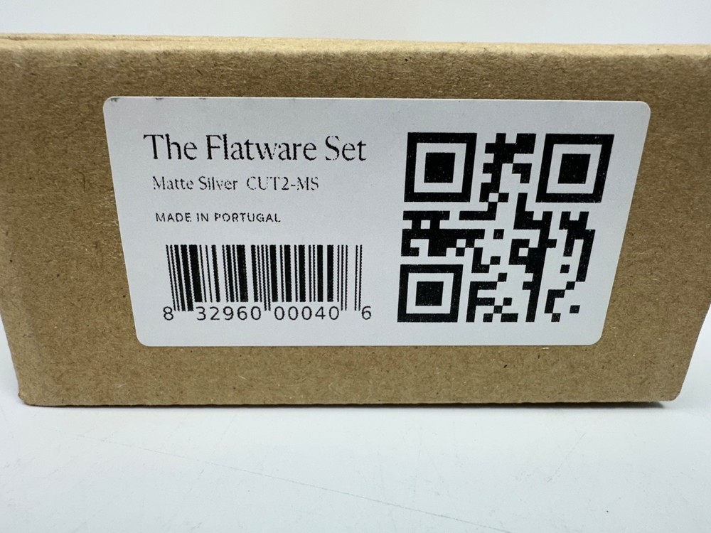 FABLE Flatware Set Matte Siver - 20pcs Service for 4