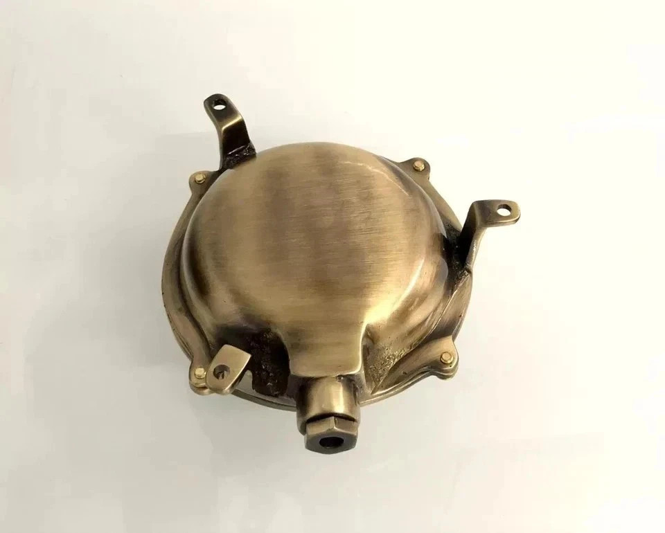 Nautical Marine Solid Brass Small Ship Bulkhead Wall Deck Antique Light 3 Pcs